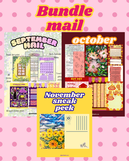 (3months)(MY) #1#2#3 snail mail