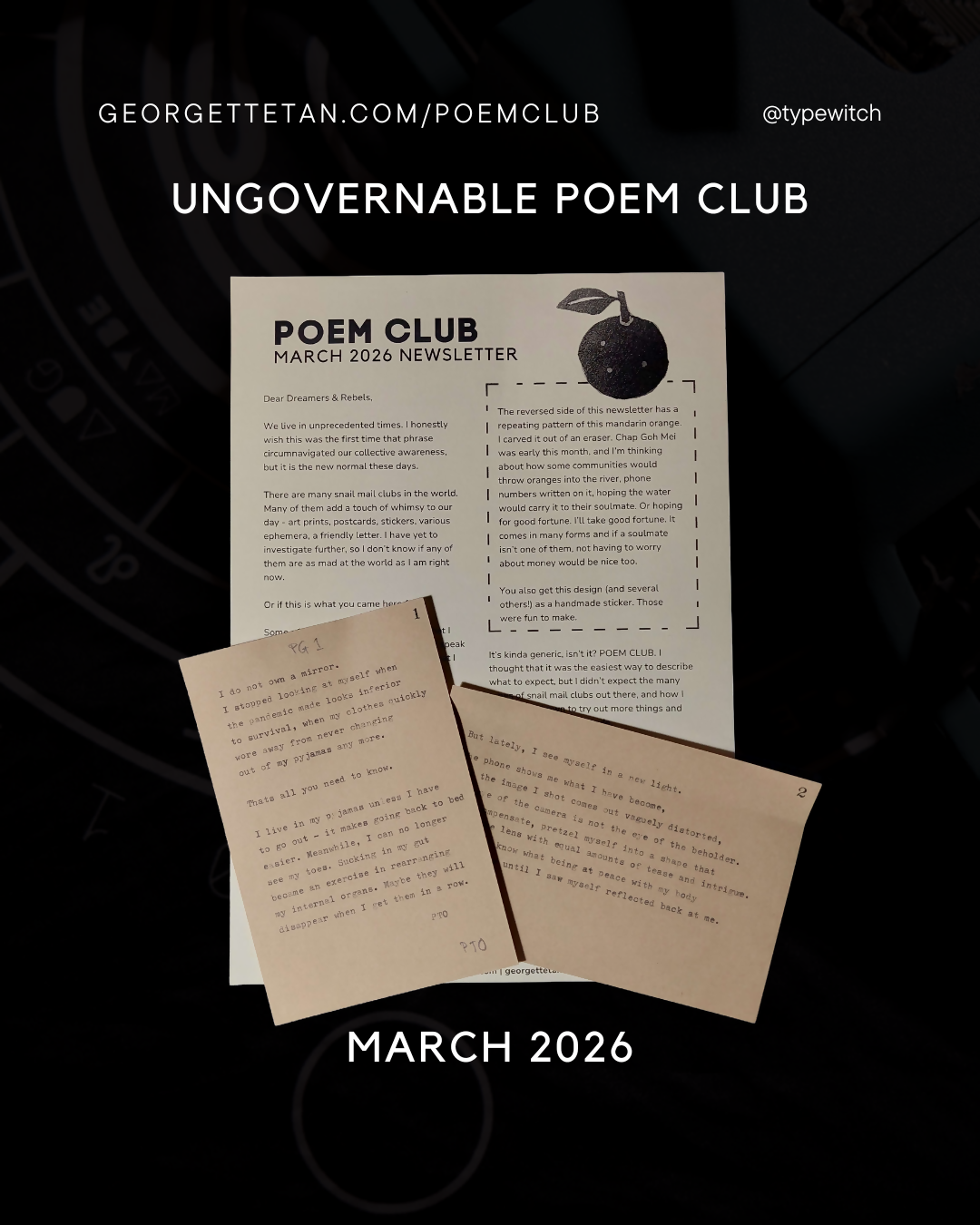 [INT] ungovernable POEM CLUB