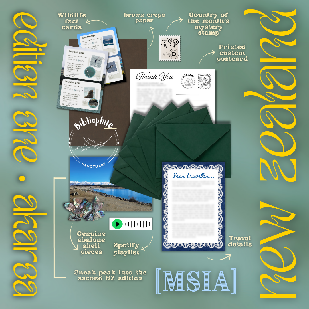 [MY] Edition 01: Akaroa • New Zealand Travel Snail Mail Package — for addresses in Malaysia