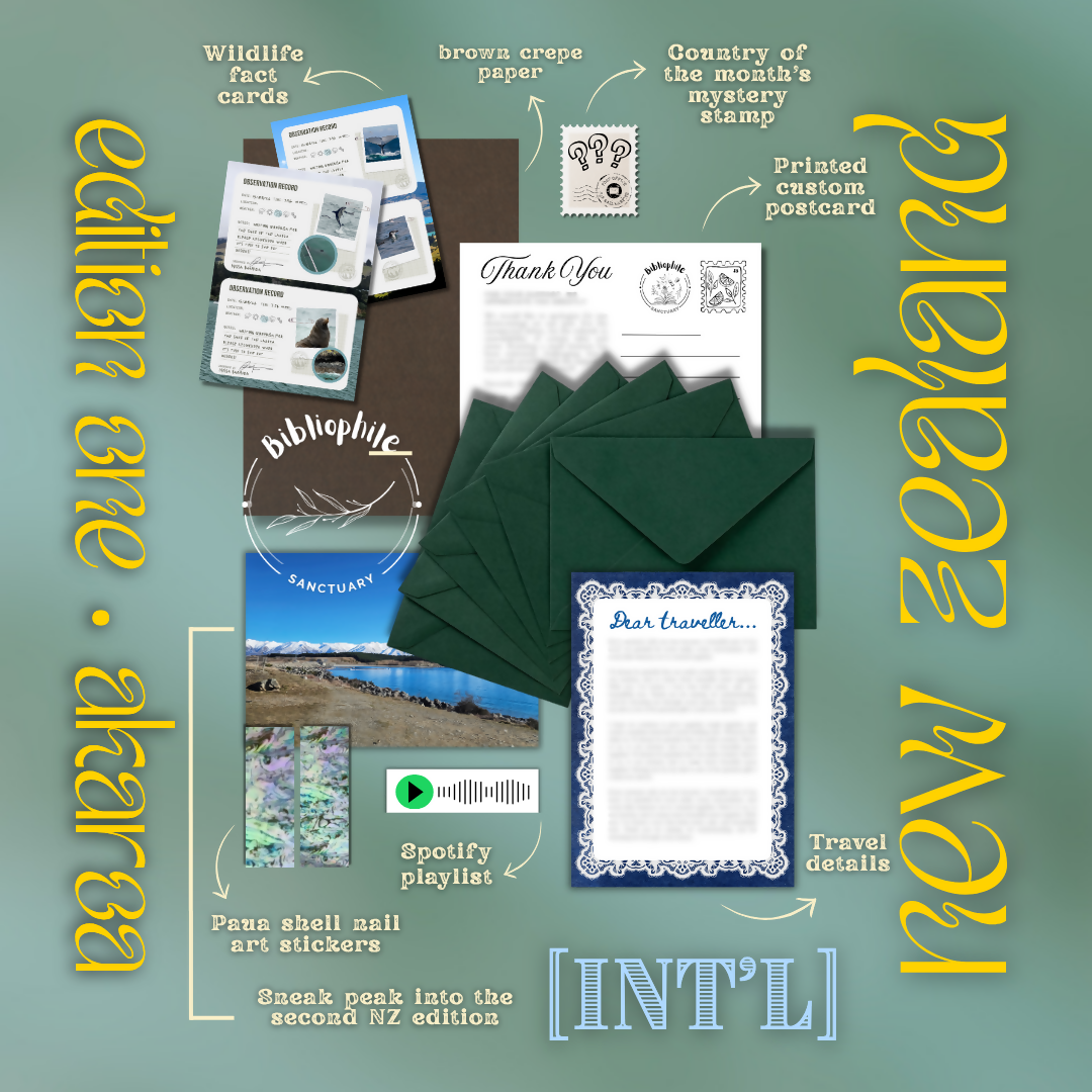 [INT] Edition 01: Akaroa • New Zealand — Bibsy Travel Snail Mail — for International